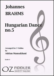 Hungarian Dance No.5 P.O.D. cover Thumbnail